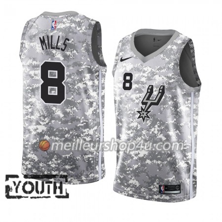 Maillot Basket Enfant San Antonio Spurs Patty Mills 8 2018-19 Nike Gris Swingman